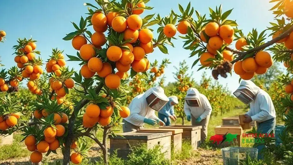 Laranjeiras e Produção de Mel: Safra de Ubirajara Impulsiona Setor
