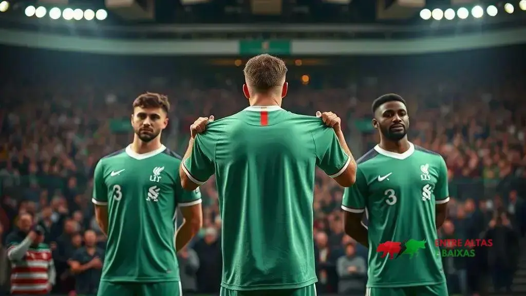 Liverpool lança terceiro uniforme todo verde e estreia contra o Burnley