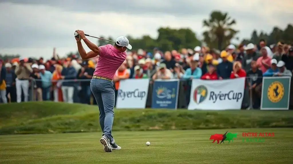 McIlroy revê torcida e acerta abordagem brilhante no Ryder Cup 2025