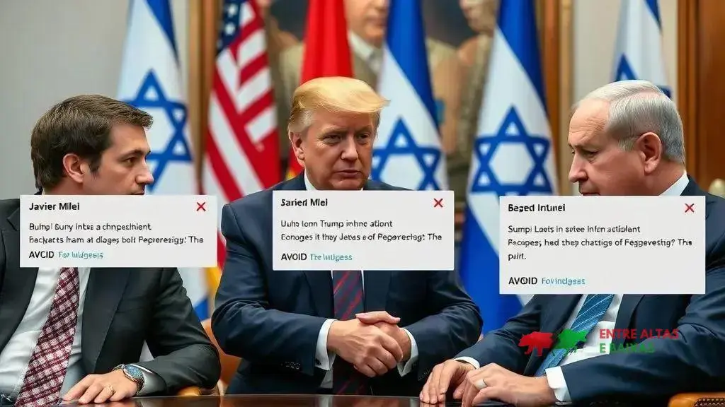 Milei se reunirá com Trump e Netanyahu para discutir apoio econômico