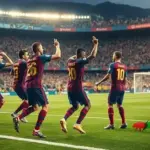 Raphinha e Lewandowski brilham: Barcelona 6 x 0 Valencia na La Liga