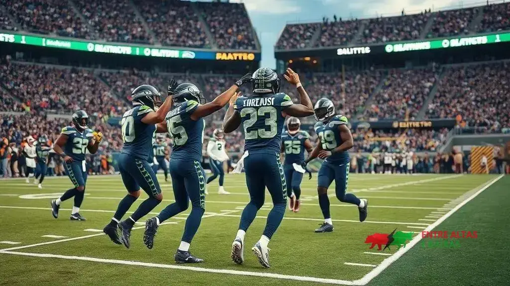 Sam Darnold guia Seahawks a vitória por 31-17; erro de Kaleb Johnson decide