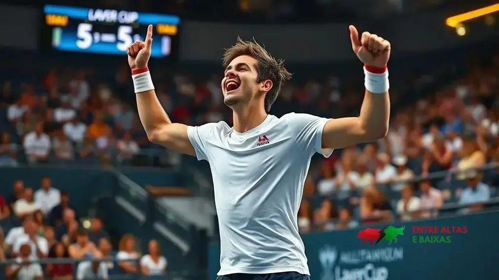 Taylor Fritz surpreende Alcaraz 6-3, 6-2 e dá vantagem ao Team World