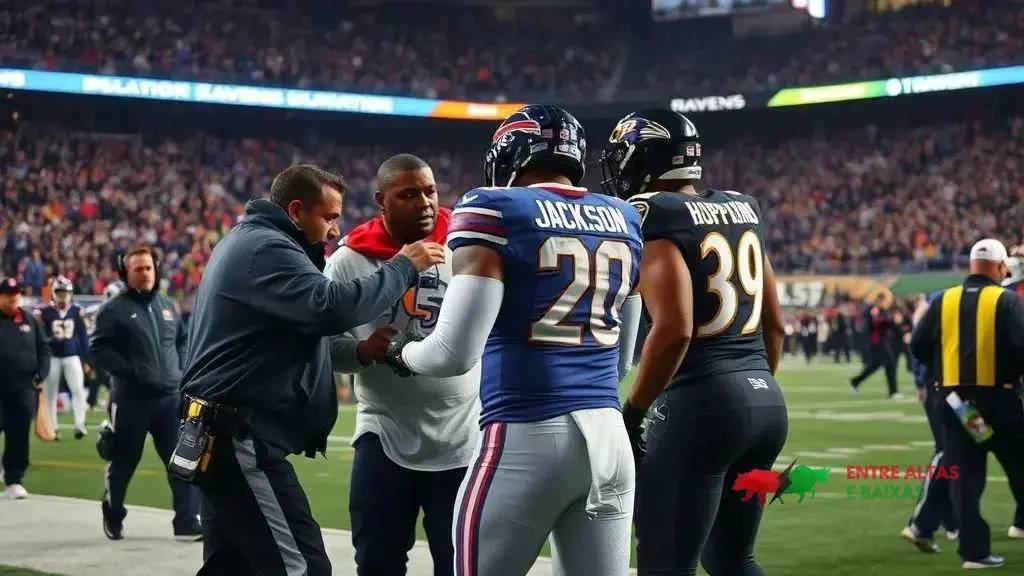 Torcedor dos Bills banido por agredir Lamar Jackson e Hopkins — 41 a 40