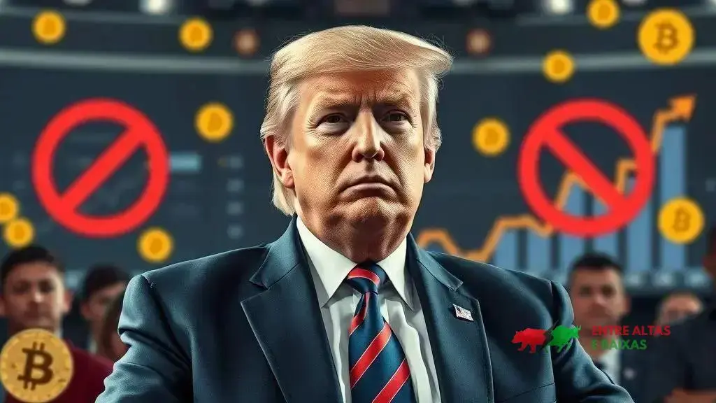 Trump e o mercado de criptomoedas: lucros e polêmicas na era digital