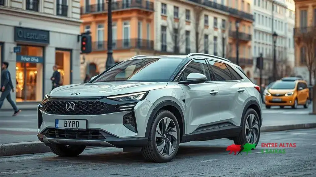 Vendas da BYD na União Europeia crescem 201,3% e superam Tesla