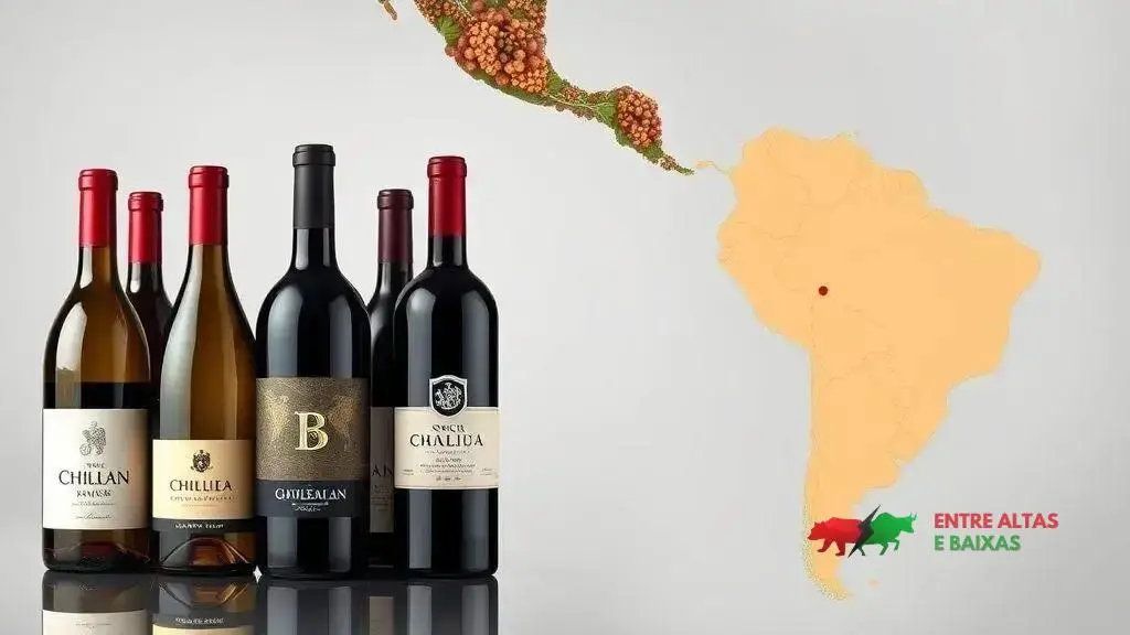Crescimento das exportações de vinho do Chile para o Brasil em 2025
