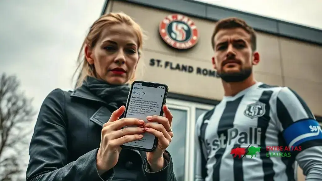 Esposa do capitão do St. Pauli expõe dirigente após ofensas nas redes