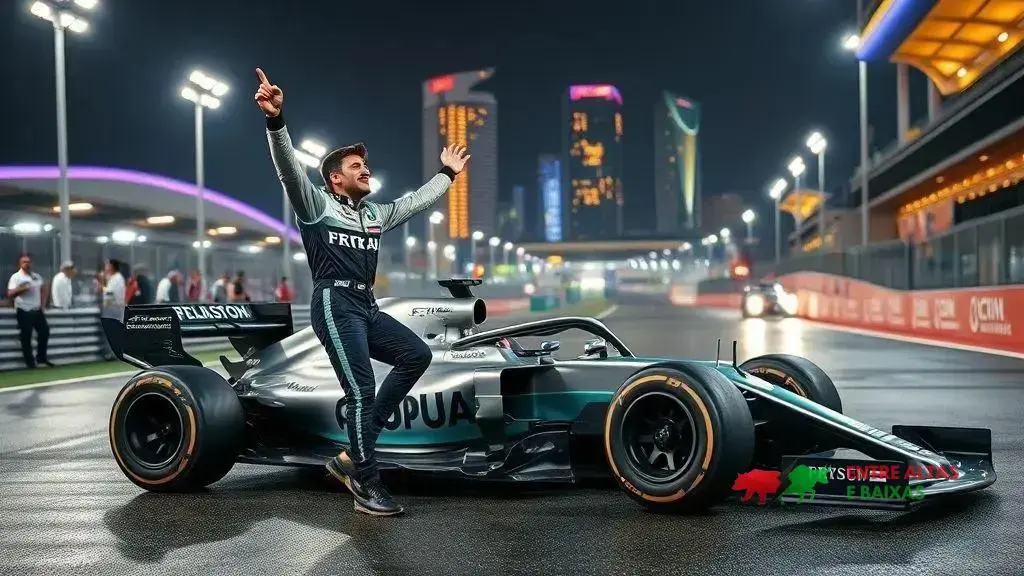 George Russell surpreende e conquista pole no GP de Singapura sobre Verstappen