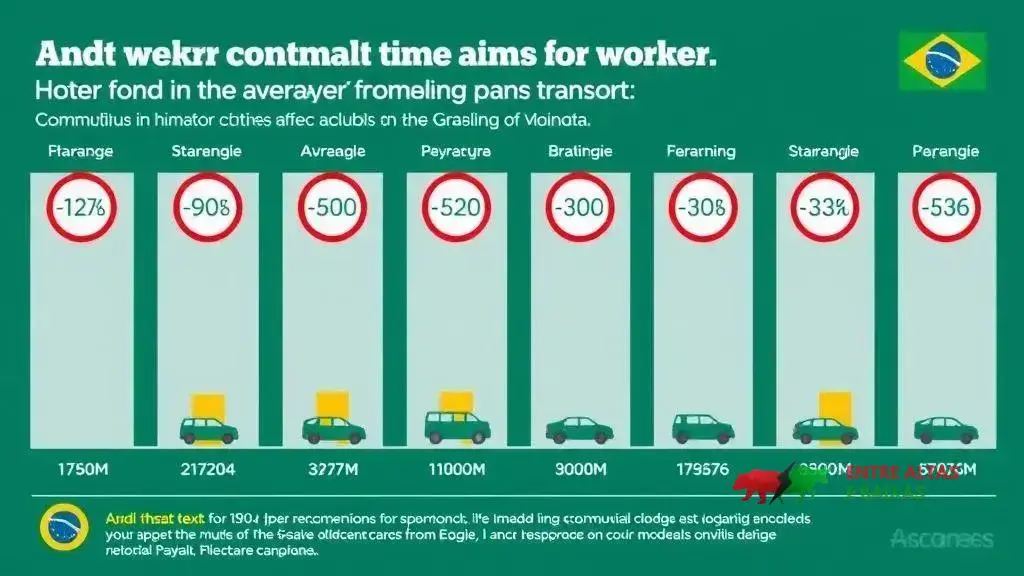 IBGE: 67% dos Trabalhadores Gastam Menos de 30 Minutos no Deslocamento