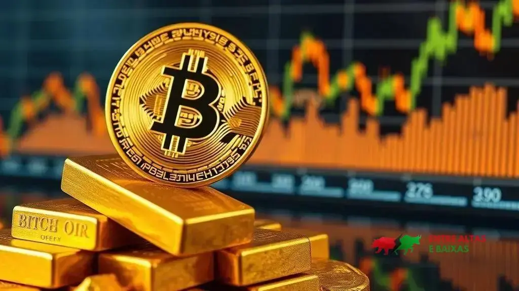 Ouro e Bitcoin atingem recordes históricos em meio a crises e incertezas