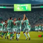 Palmeiras vence Juventude por 4 a 1 e assume liderança isolada do Brasileirão
