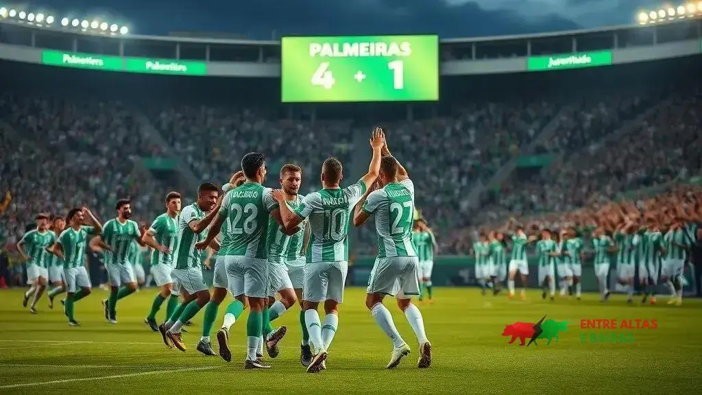 Palmeiras vence Juventude por 4 a 1 e assume liderança isolada do Brasileirão